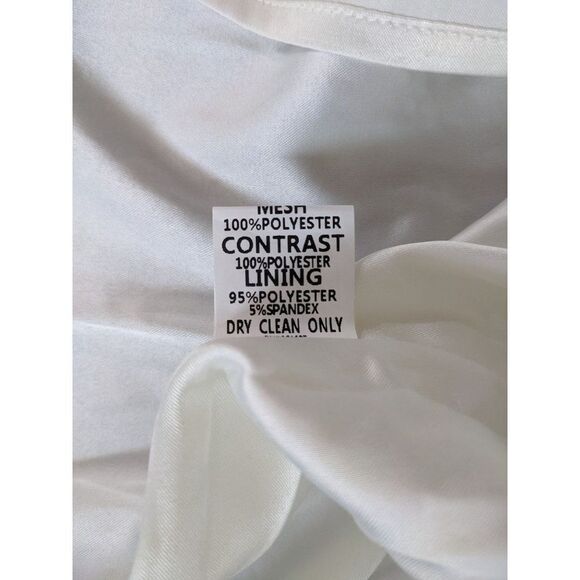 a. drea Cream Strapless Tulle Mini Cocktail Dress NWT Size Small - Picture 8 of 9